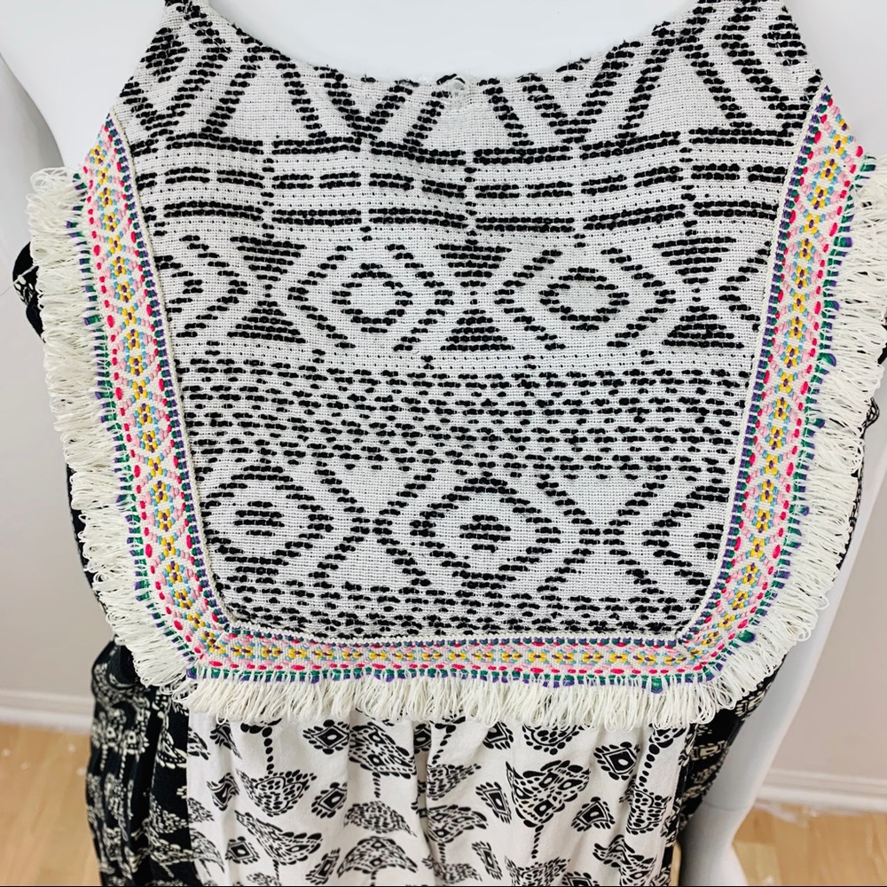 Altar’d State | Black/White Sun Dress - Picture 5 of 8